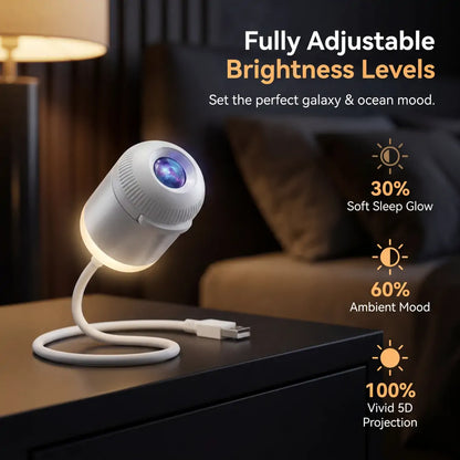🌌𝐂𝐨𝐦𝐚𝐮𝐨® 5D Night Light Projector —⭐ Smart Dynamic Lighting for Bedrooms & Kids’ Rooms
